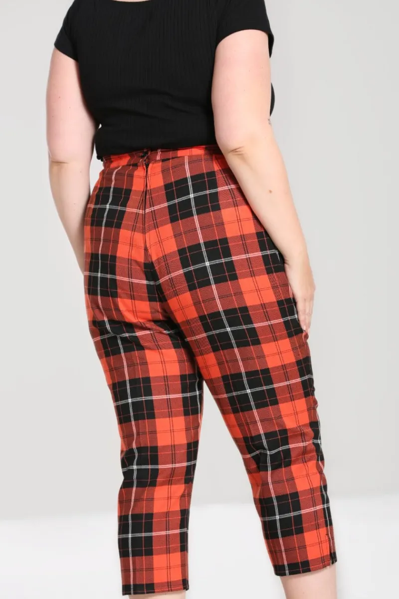 Hell Bunny Trousers & Shorts | Trousers & Shorts>Clementine Trousers Orange