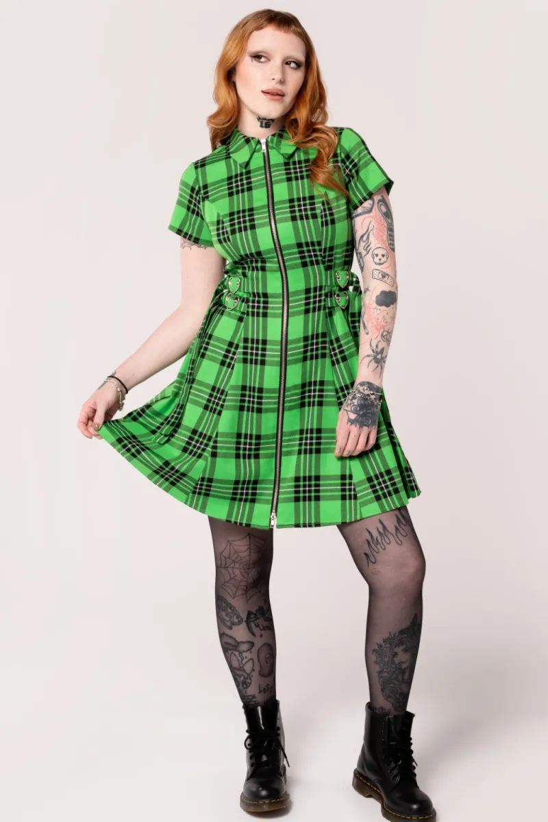 Hell Bunny Dresses | Mini Dresses>Corey Dress Green