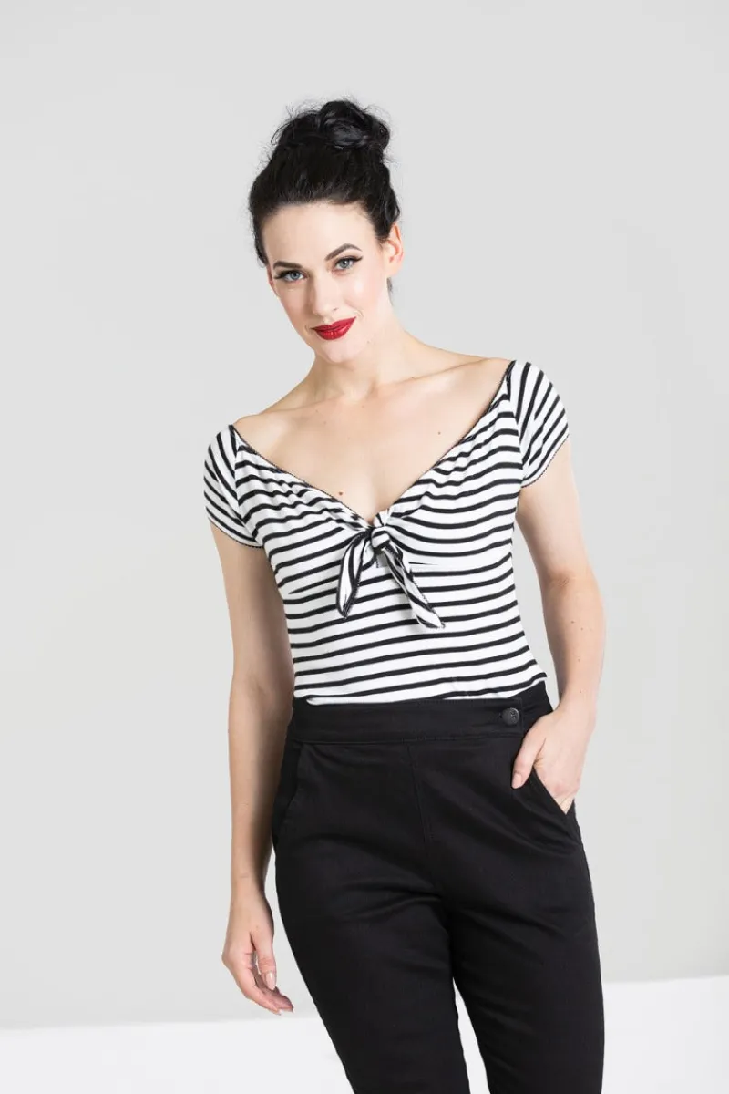 Hell Bunny Tops | Knitwear>Dolly Top Black
