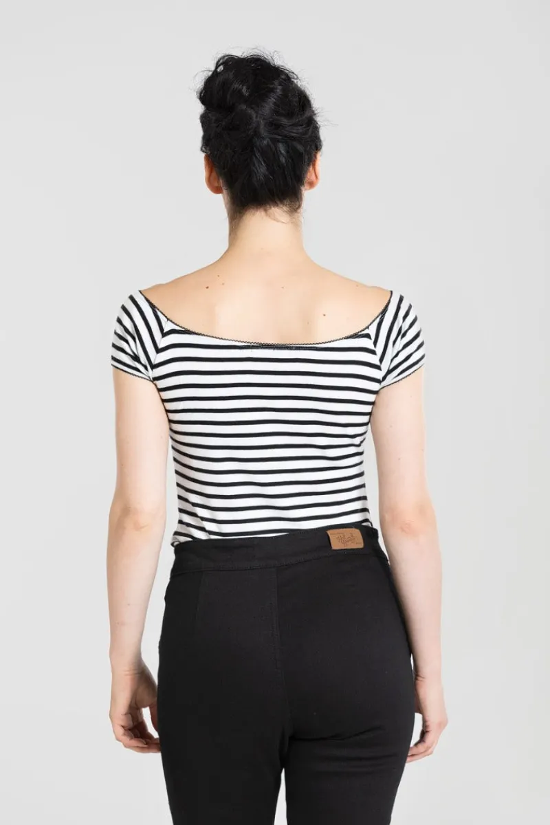 Hell Bunny Tops | Knitwear>Dolly Top Black