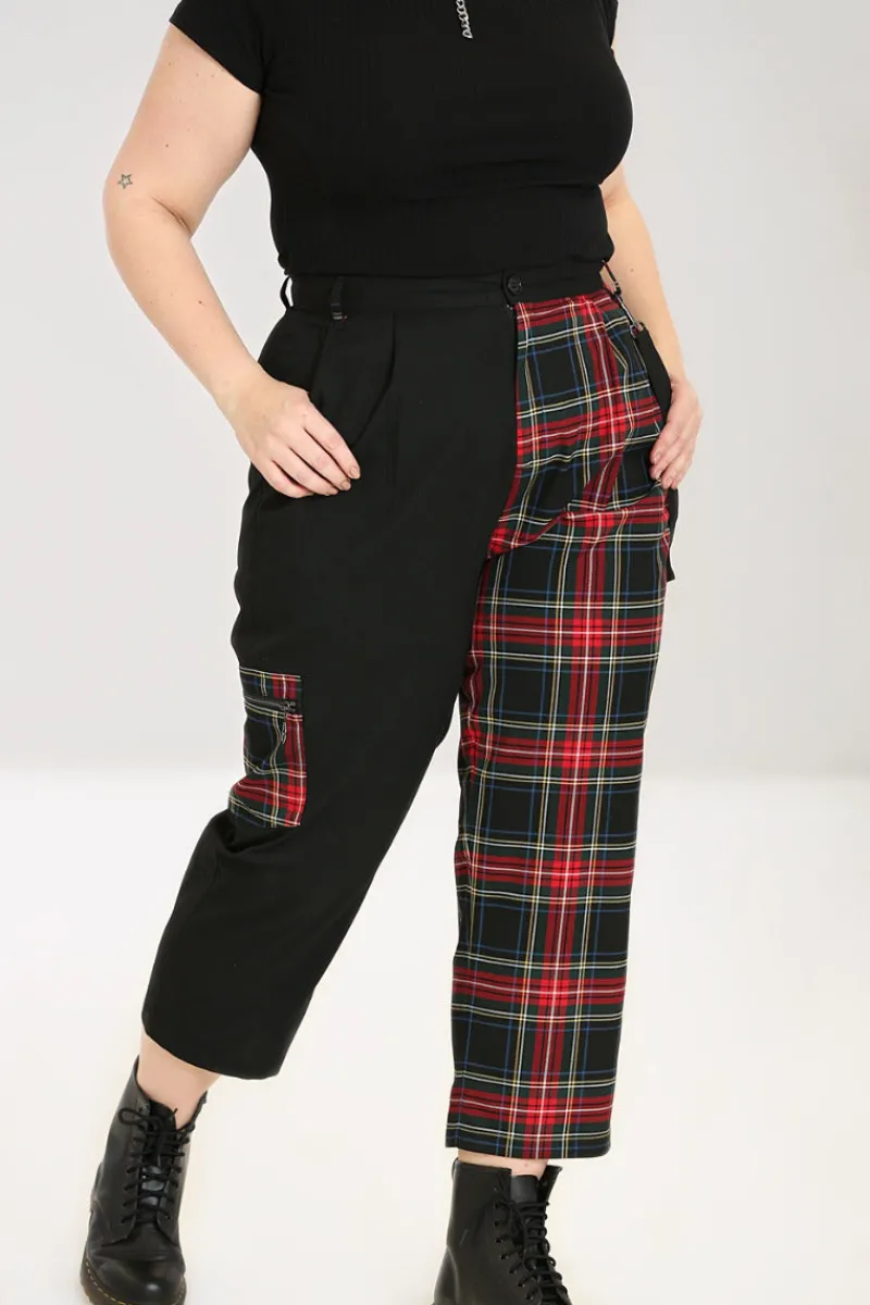 Hell Bunny Trousers & Shorts | Trousers & Shorts>Heather Trousers Black