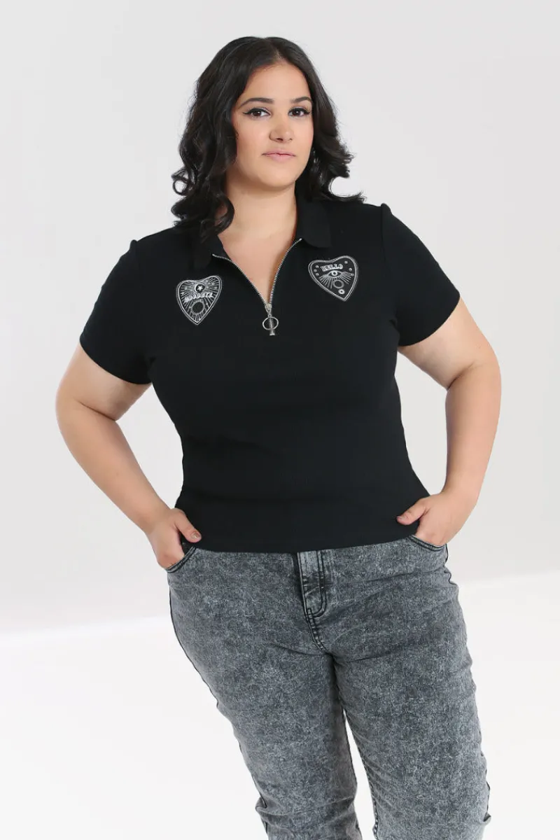 Hell Bunny Tops | Tops>Oculus Top Black