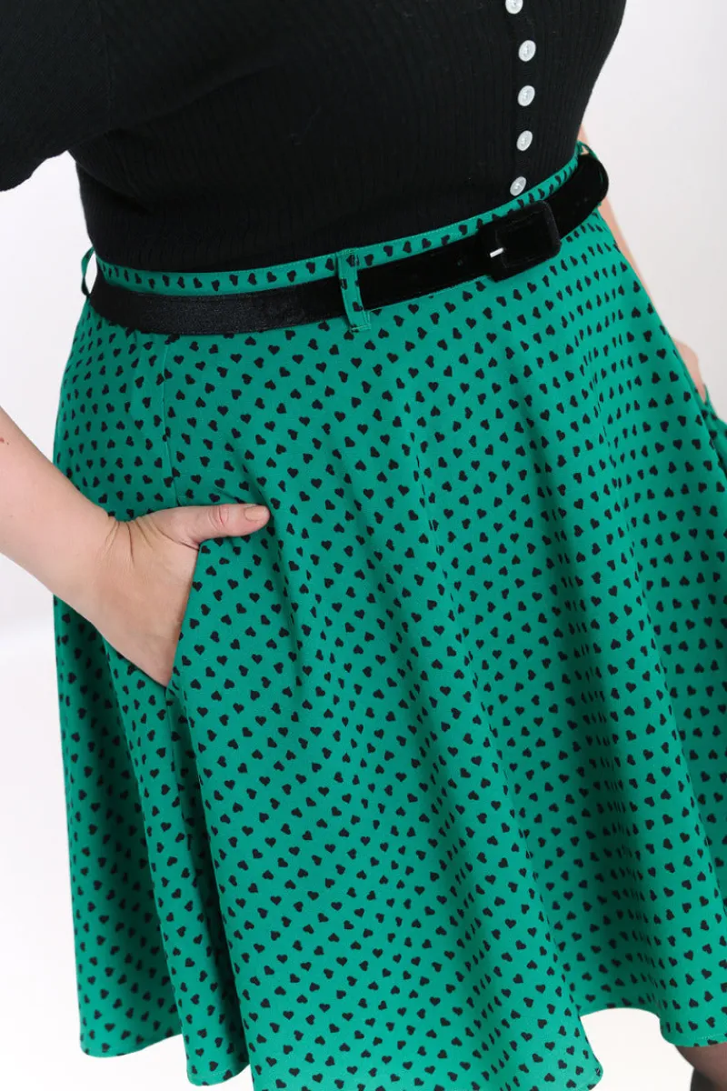 Hell Bunny Skirts | Skirts>Paradisum Mini Skirt Green