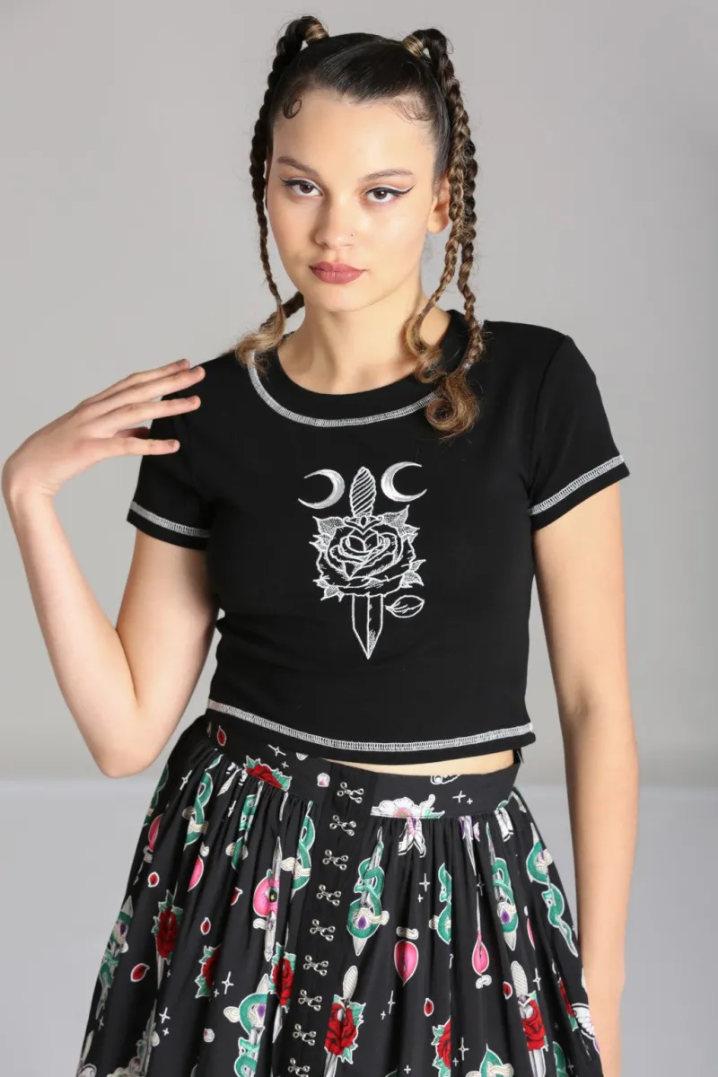Hell Bunny Tops | Tops>Roesia Top Black