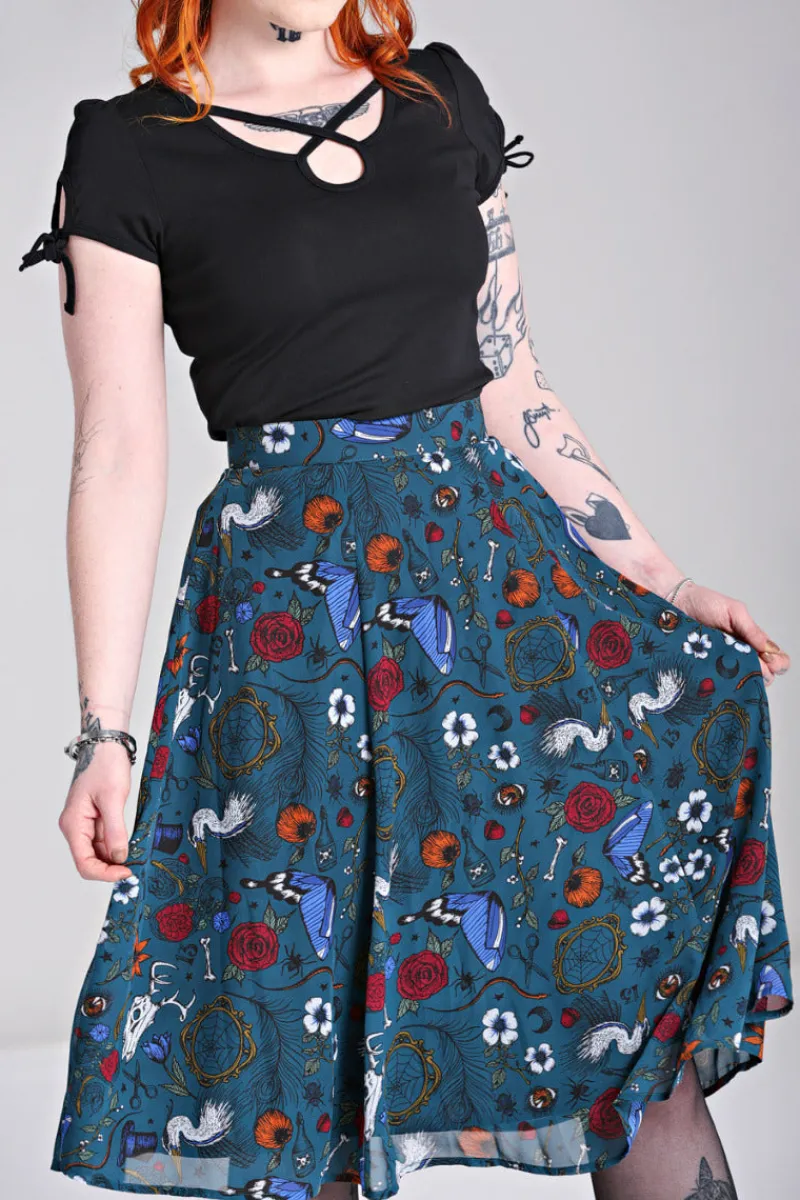 Hell Bunny Skirts | Skirts>Sianna Skirt Teal