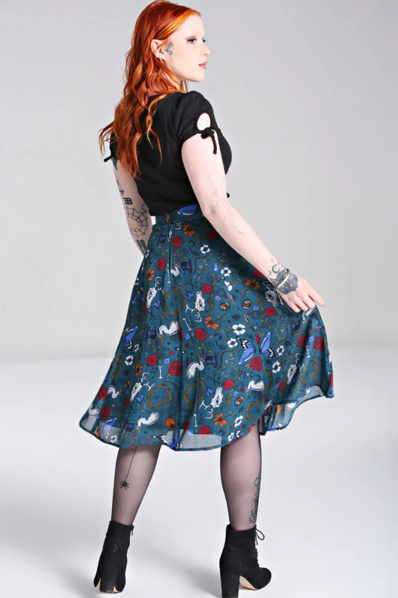 Hell Bunny Skirts | Skirts>Sianna Skirt Teal