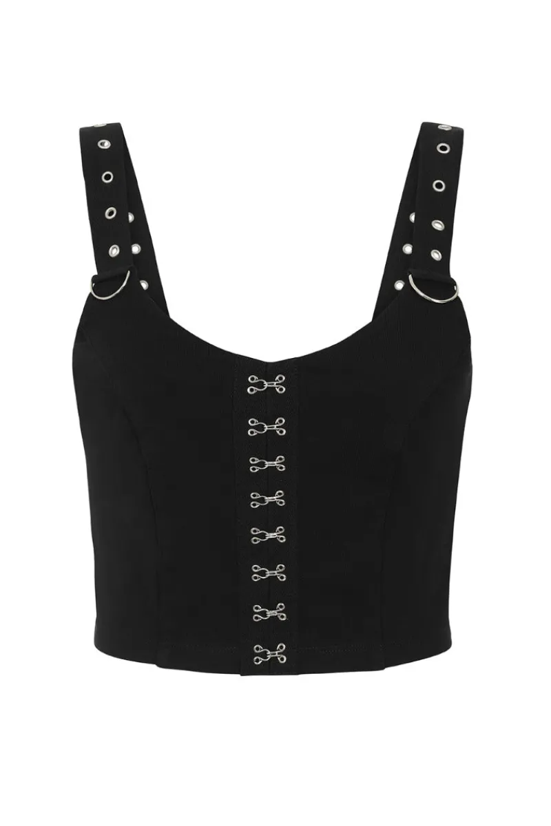tabitha_crop_top_4.webp Hell Bunny Tops | Loungewear>Tabitha Crop Top Black