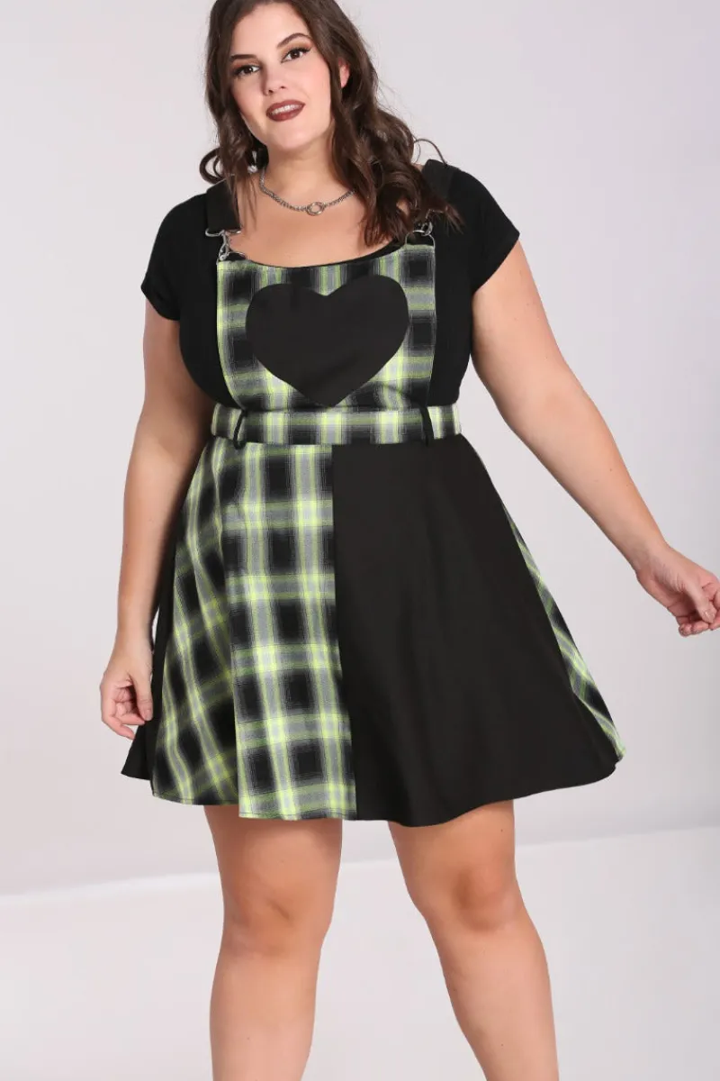 Hell Bunny Dresses | Dresses>Tammy Pinafore Dress Black